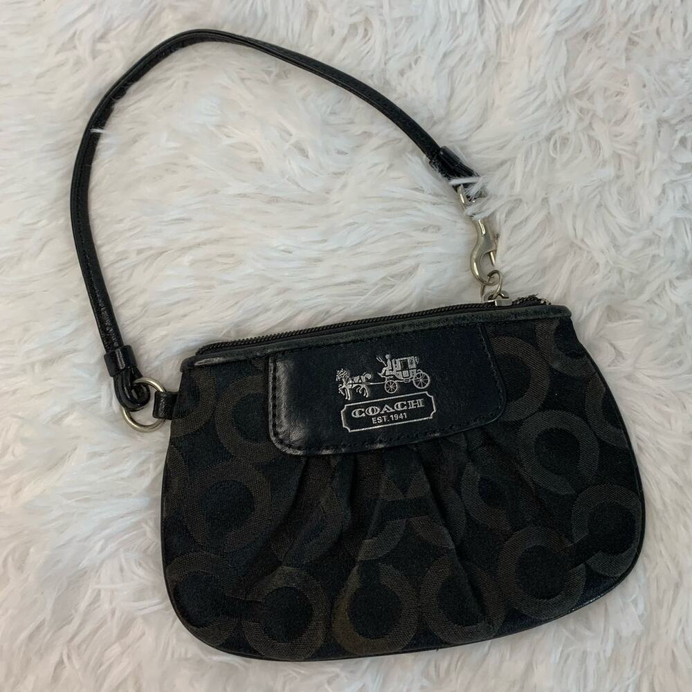 COACH Signature Wristlet